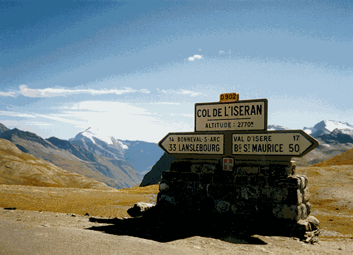The Col de L\222Iseran (2770m) \226 the highest pass in Europe