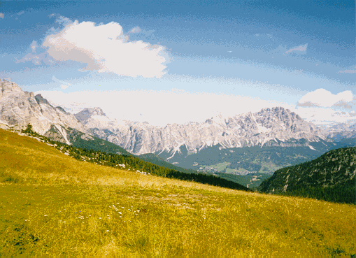 Views from the Passo di Giau