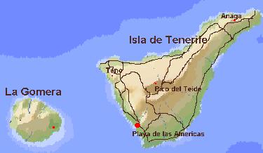 [map of tenerife]
