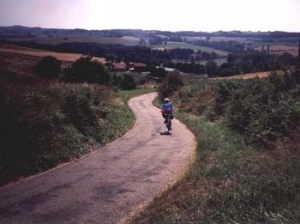 Going down hills in Gascony was much easier than going up