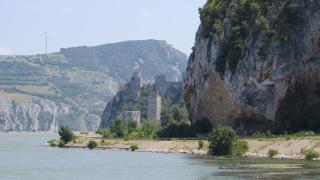 Golubac Fortress at beginig of Iron Gate of Danube