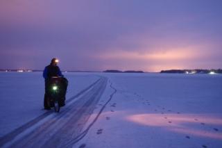 on the ice around Norrbyskär