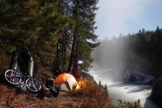 bikerafting camp at Hamsarinski waterfall